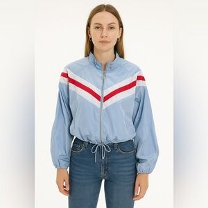 Forever 21 Retro Windbreaker Jacket Medium
